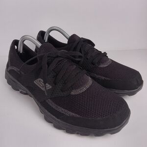 Skechers GOwalk 2 Shoes Womens 11 Black Athletic Walking Comfort Casual Goga Mat